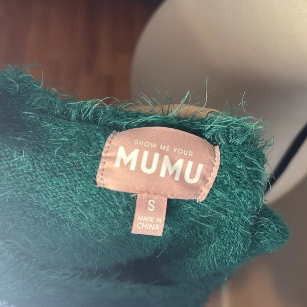 Show Me Your MuMu Feel‎ Good oversized Sweater in Emerald, Size S